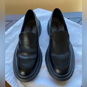 CAMPER Black Walden Loafers Size 38